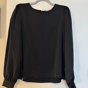 Black Longsleeve LOFT Blouse